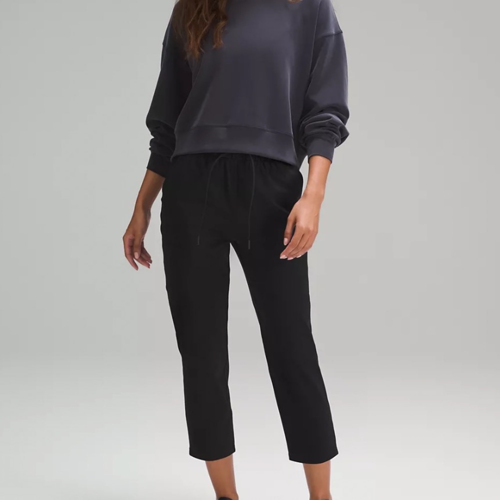 Lululemon stretch high rise crop pant